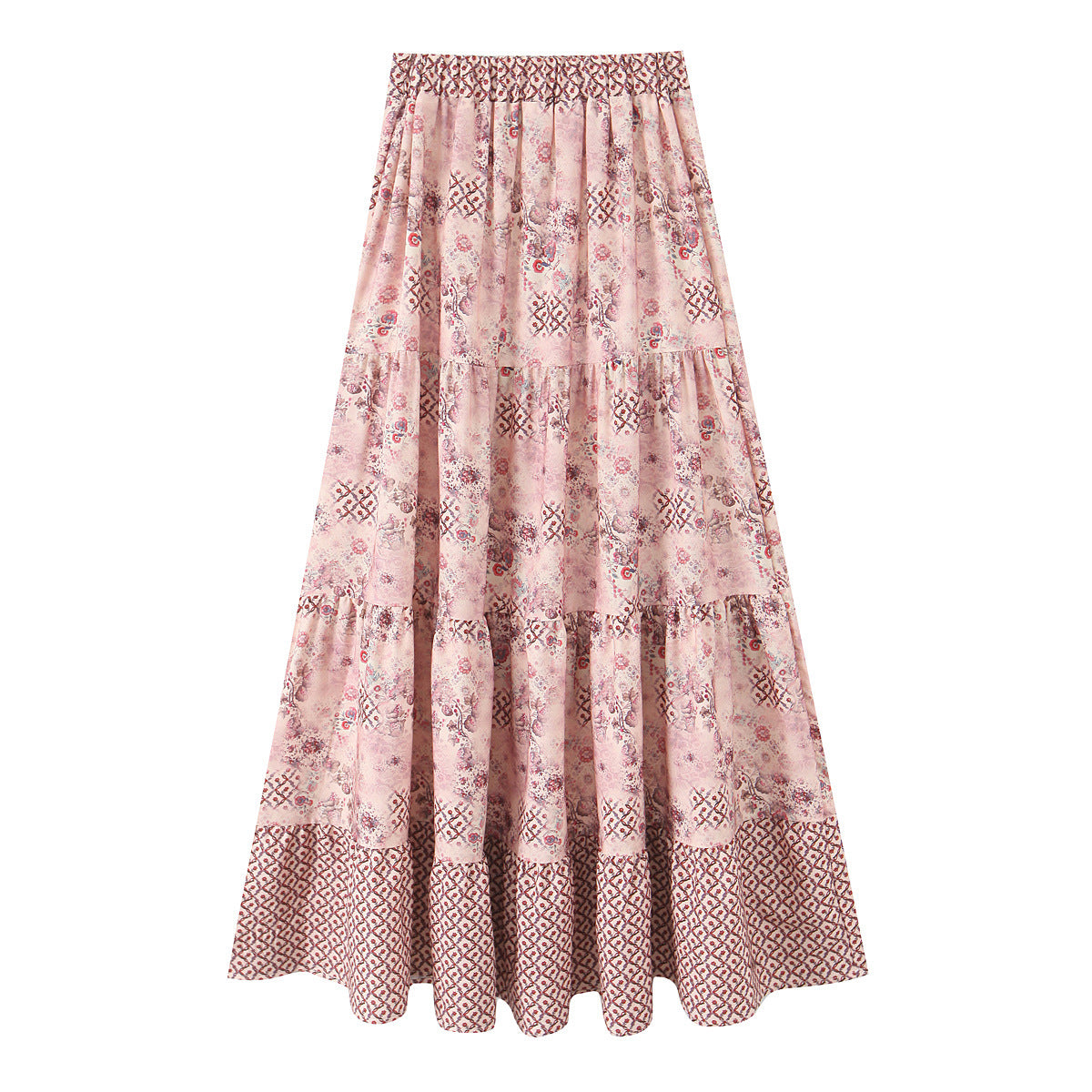 Women's Clothing INS Casual Versatile Printed Skirt