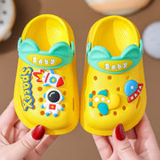 Children slippers summer baby non slip soft soled sandals