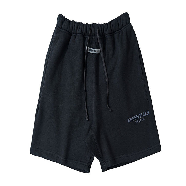 FOG ESSENTIALS FEAR OF GOD High Street Summer Quarter Casual Sports Reflective Shorts Mens Fashion Label