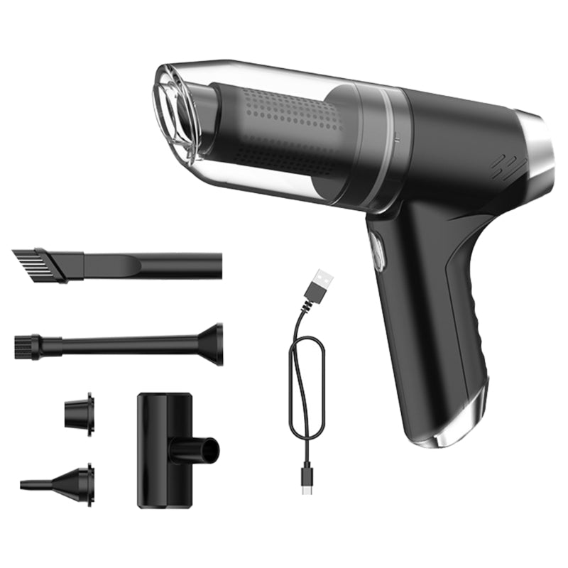 Wireless Car Vacuum Cleaner – Cordless, Dual-Use, 12000Pa Suction Power