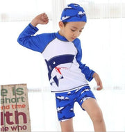 Children Boys Swimwear Shark Printed Boxer Swimsuit for Boys