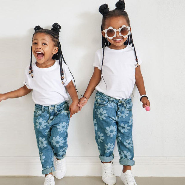 Children Wear New European And American Foreign Trade Girls' Jeans