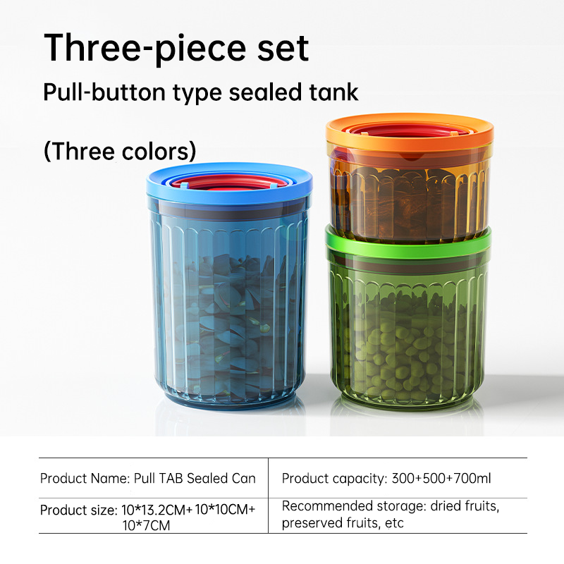 Lottojia Airtight Storage Containers – 300ml / 500ml / 700ml for Coffee Beans, Tea, and Home Storage O Series
