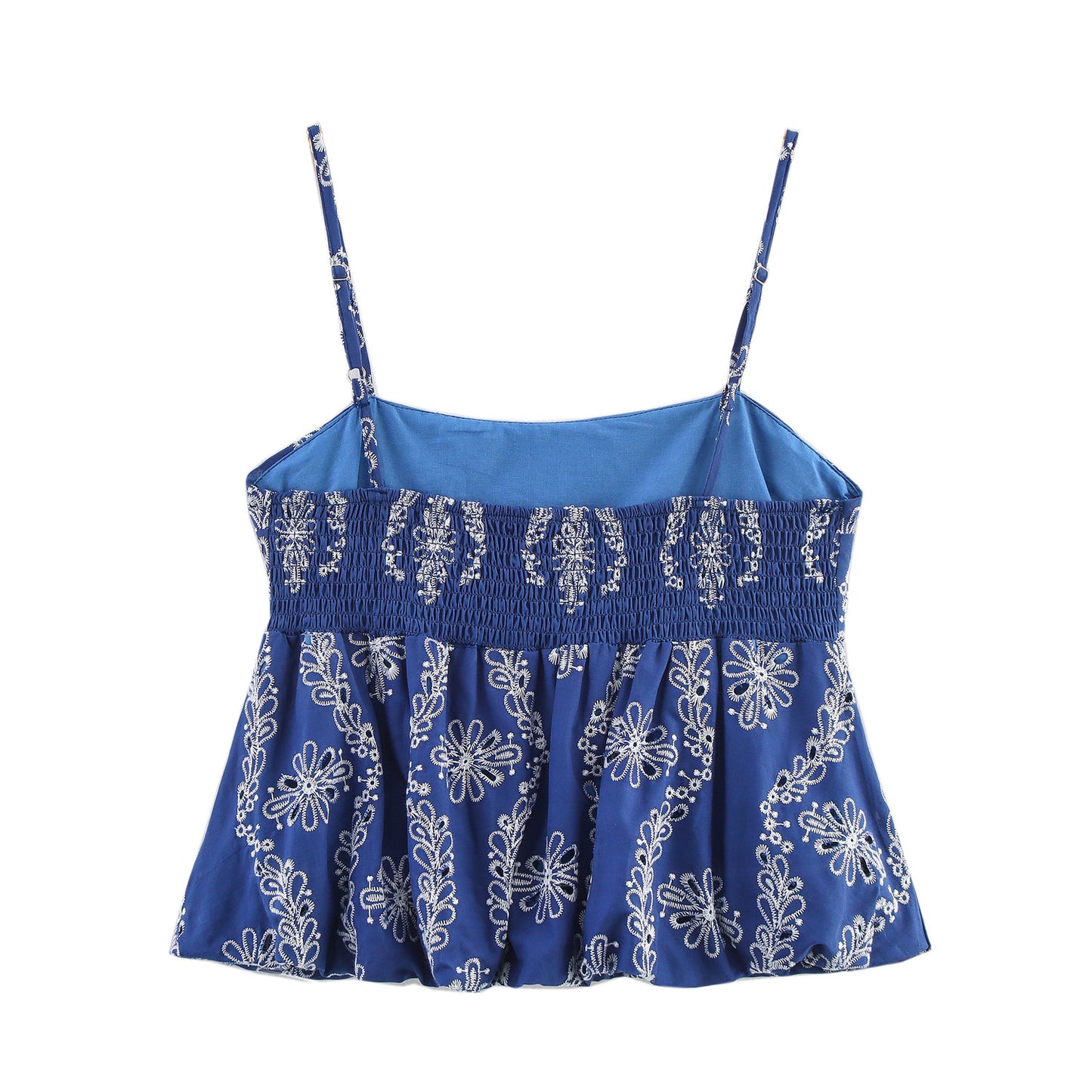 Women's Clothing INS Embossed Hollow-out Embroidered Top