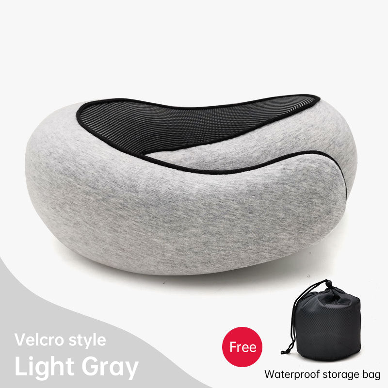 Anitrendy-Memory Foam Travel Neck Pillow – Velcro Style Travel Pillow For Flight