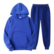 Autumn summer Fashion Brand Men Tracksuit New Men's Hoodies + Sweatpants Two Piece Suit Hooded Casual Sets Male Clothes
