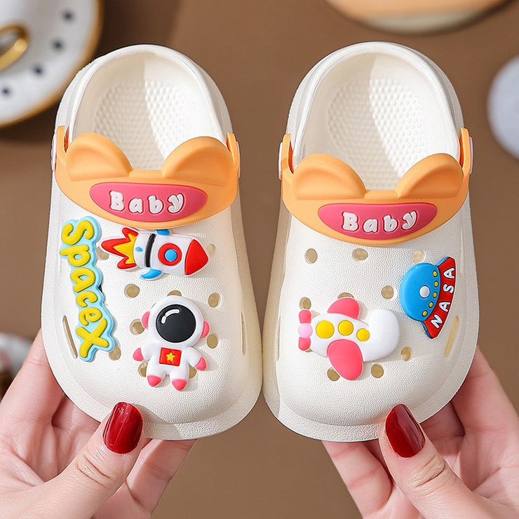 Children slippers summer baby non slip soft soled sandals