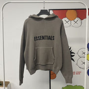 Essentials Knitted Pullover Kanye West Hooded Men's and Women's Sweater Trend Streetwear Oversized Casual Hoodies