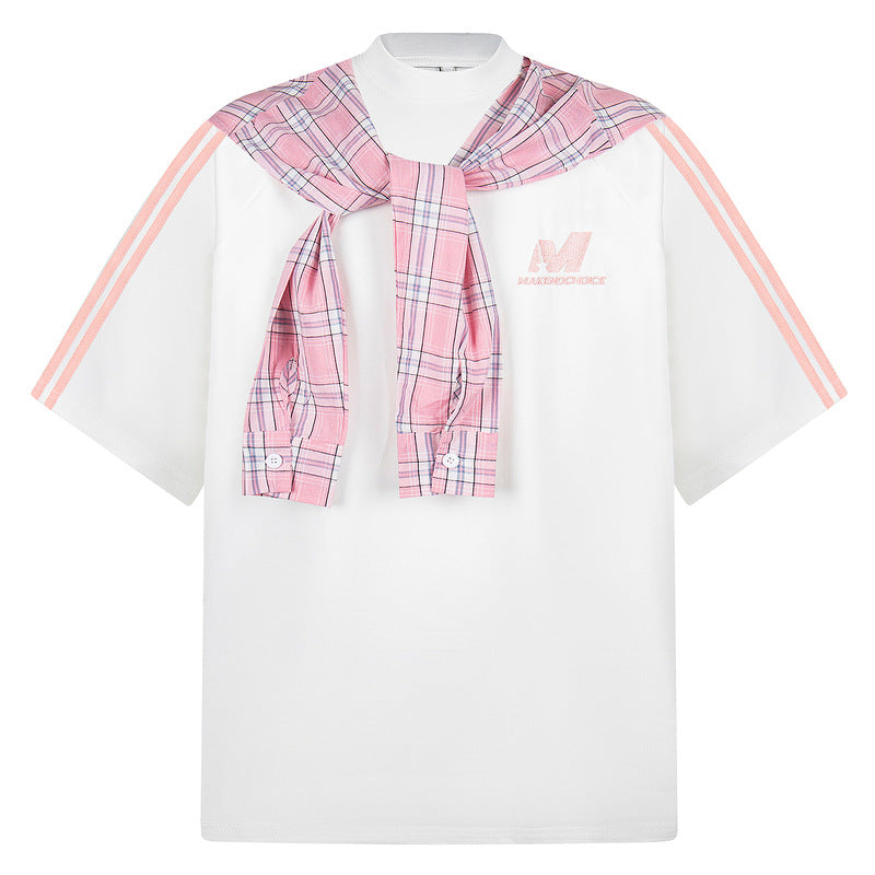 Short Sleeve T-Shirt for Men and Women, Summer Street Design Couple