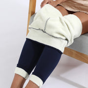 Large Size Plus Velvet Tight Thermal Pants Autumn And Winter Models Lambswool Thickened Elastic Female Bottoming Pants