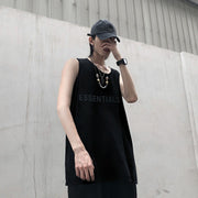 FOG FEAR OF GOD Double Line Essentials Letter T Shirt Vest Trendy High Street Casual Bottom Shirt for Men