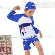 Children Boys Swimwear Shark Printed Boxer Swimsuit for Boys