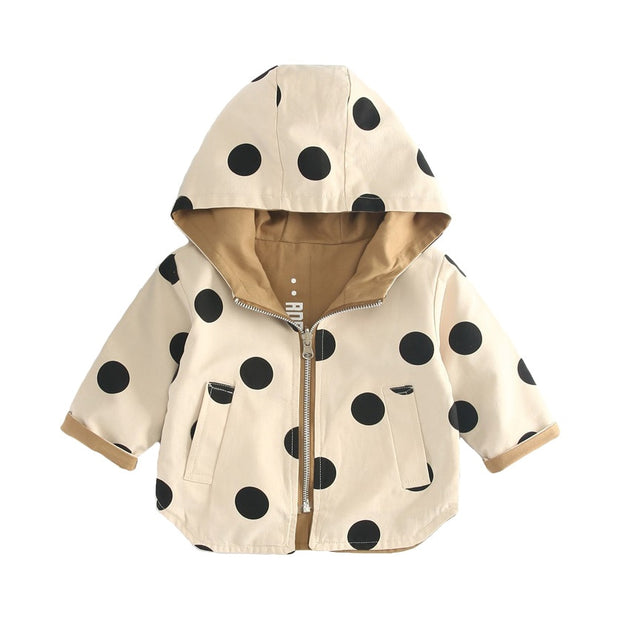 Baby Kids Jacket Coat Toddler Wear On Both Side Windbreak Fall Children