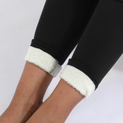 Large Size Plus Velvet Tight Thermal Pants Autumn And Winter Models Lambswool Thickened Elastic Female Bottoming Pants
