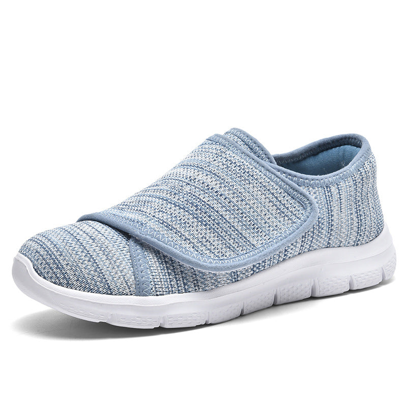 Mesh lightweight breathable Velcro women's shoes casual single shoes comfortable sports shoes for women