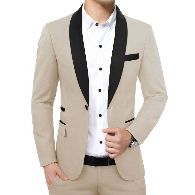 Banquet Dress Shirt  Men's Suit Jacket Business Blazer Groom Wedding Suit