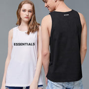 FOG FEAR OF GOD Double Line Essentials Letter T Shirt Vest Trendy High Street Casual Bottom Shirt for Men