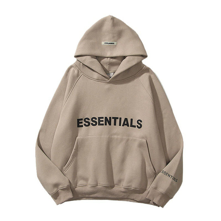 FOG's new trendy brand ESSENTIALS spring and autumn long sleeved top loose sports hoodie hoodie