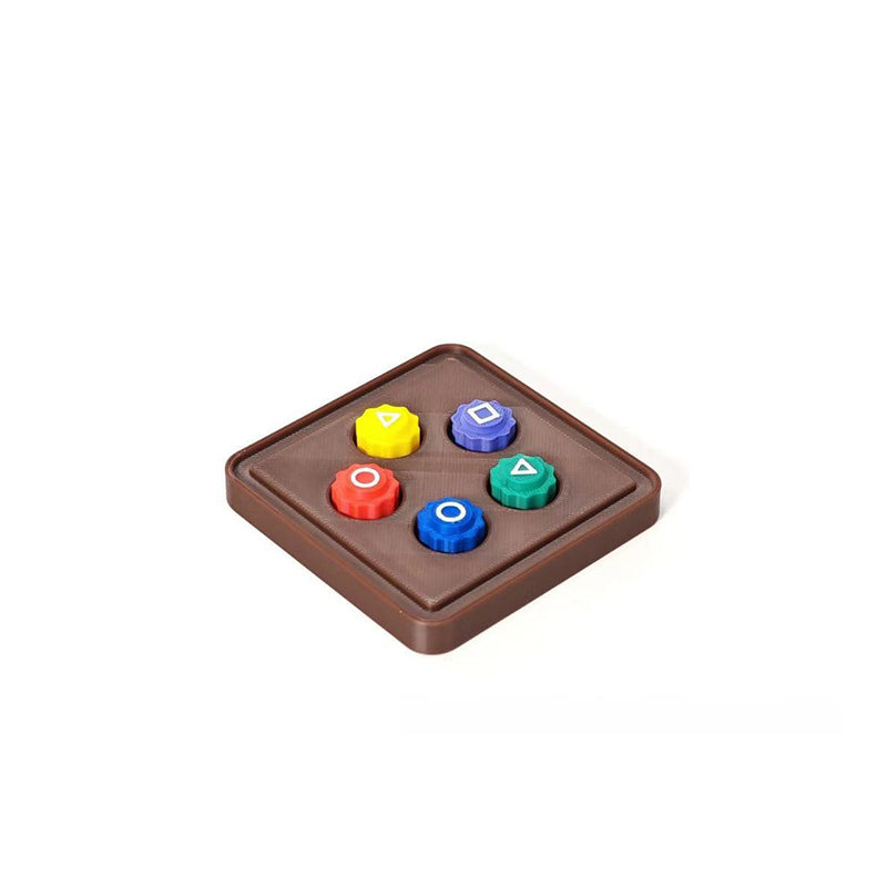 Anitrendy Traditional Korean Gonggi Game Set with 5 PLA Stones & Storage Case – Fun Skill Game for All Ages