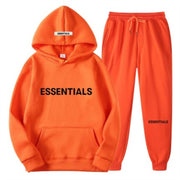 FEAR OF GOD ESSENTIALS Couple Suit Men's and Women's Double Line Hoodie High Street Fashion Brand Autumn and Winter Two piece Set