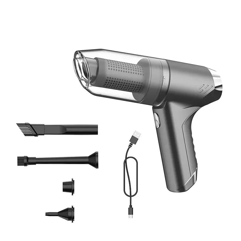 Wireless Car Vacuum Cleaner – Cordless, Dual-Use, 12000Pa Suction Power
