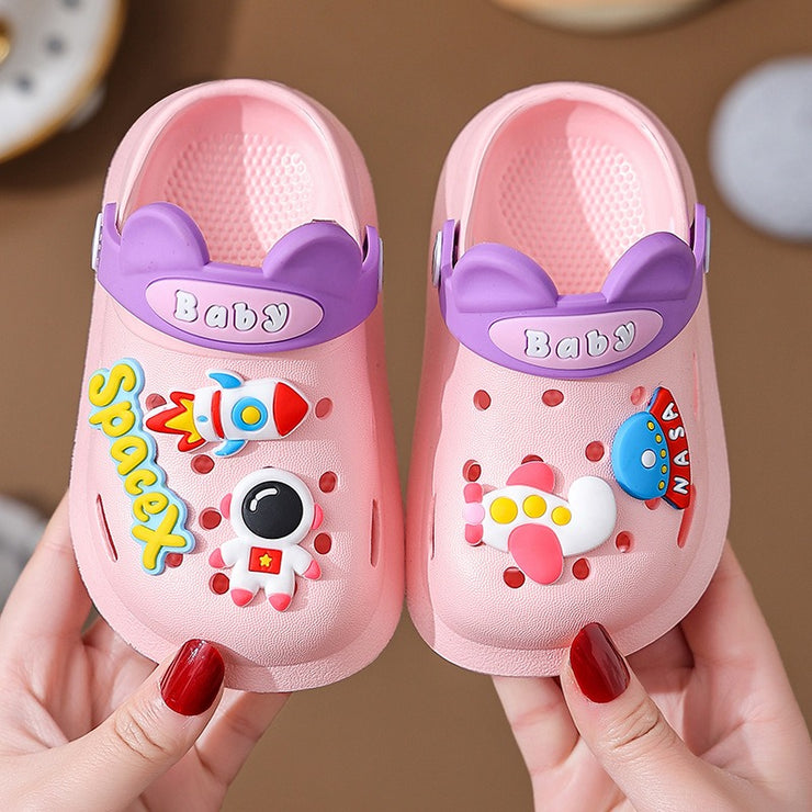 Children slippers summer baby non slip soft soled sandals