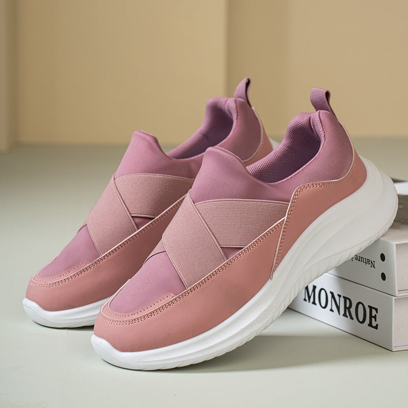 Women's sports shoes fly woven shoes breathable shoes