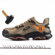 Anti-smashing Anti-puncture Work Safety Shoes Men.