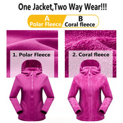 Women Pullover Sweatshirts Winter Warm Polar/Coral Fleece Hooded Jacket Ladies Flannel Coat Hoody