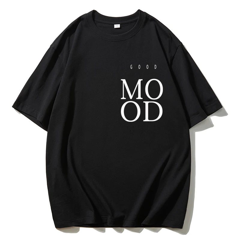 Simple Letter Print T-shirt – Blessyuki Women’s Cotton Plus Size Casual Harajuku Tee UK Summer