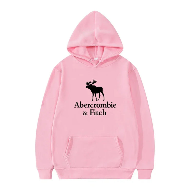 Abercrombie Man Luxury Hoodies Letter Classic Style Men And Women Clothing Winter Autumn Graphic Casual Oversized Pullover Hoode